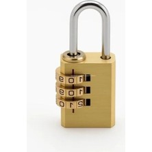 Esranın Dünyası Şifreli Asma Kilit, Pirinç, 3 Haneli Şifre