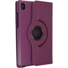 Esranın Dünyası Tab M8 Kılıf 360 Tablet Deri Kılıf - Mürdüm