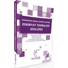 Bi Bigelio Üniversite Sınavlarında Çıkmış Edebiyat Terimleri Sözlüğü Karekök