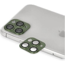 Esranın Dünyası 11 Pro Max Pers Alüminyum Kamera Lens - Yeşil