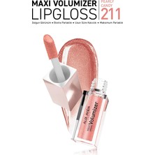 Maxivolumizer Lipgloss 211 - Pearly Candy - Kalıcı ve Nemlendirici Ruj - Dolgunlaştırıcı Etki