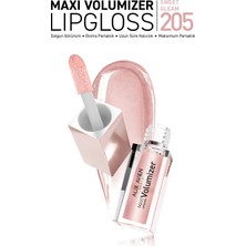 Maxivolumizer Lipgloss 205 - Sweet Gleam - Kalıcı ve Nemlendirici Ruj - Dolgunlaştırıcı Etki