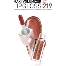 Maxivolumizer Lipgloss 219 - Foxy Red - Kalıcı ve Nemlendirici Ruj - Dolgunlaştırıcı Etki