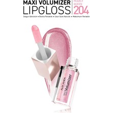 Maxivolumizer Lipgloss 204 - Pearly Queen - Kalıcı ve Nemlendirici Ruj - Dolgunlaştırıcı Etki