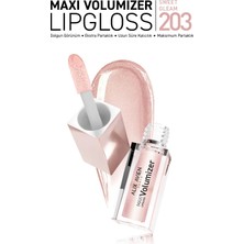 Maxivolumizer Lipgloss 203 - Magical Dust - Kalıcı ve Nemlendirici Ruj - Dolgunlaştırıcı Etki