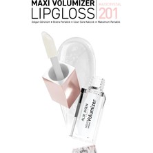 Maxivolumizer Lipgloss 201 - Maxicrystal - Kalıcı ve Nemlendirici Ruj - Dolgunlaştırıcı Etki