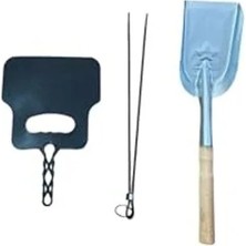 Esranın Dünyası 3 Parça Mangal Aksesuar Seti, Kürek ve Köz Maşası