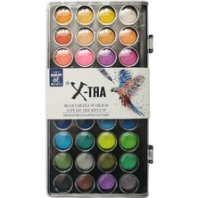 Esranın Dünyası 36 Renkli Sulu Boya Seti, Tablet Formda, Sanat Için Ideal