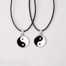 Zuum 2 Li Yin Yang Ip Kolye , Arkadaşlık Kolyesi , Best Friends
