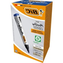 Esranın Dünyası Mavi 12'li Kutu Yuvarlak Uçlu Permanent Markör, Hızlı Kuruyan