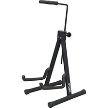 Esranın Dünyası Siyah Gitar Sehpası, Sap Dayama Özelliği ile Stabil Destek Sağlar