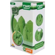 Esranın Dünyası Yeşil Kinetik Kum 500 G Eğlenceli Oyun Seti