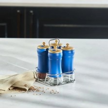 Esranın Dünyası 5 Parça Cam Baharat Takımı - Şık ve Kullanışlı