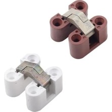 Esranın Dünyası Kahverengi Plastik Oval Masa Menteşesi - 2 Adet