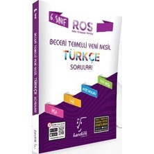 Bi Bigelio 6. Sınıf Türkçe Ros Serisi Soru Bankası Karekök Yayınları