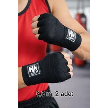 HN Sport Elastik Boks, Kick Boks ve Muay Thai Bandajı Özel Dokuma Elastik Bandaj ( Çift ) 3,5 Metre