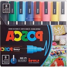 Esranın Dünyası Akrilik Boya Kalemi Seti, 8 Renk, Çok Amaçlı Kullanım Için