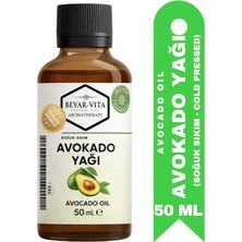 Beyar Vita Avokado Yağı 50 ml - soğuk sıkım - cam şişe - saf ve doğal - avocado oil