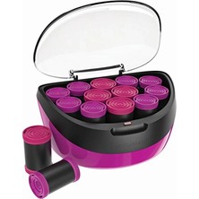 Esranın Dünyası Isıtılabilir Bigudi, Siyah/pembe - Seramik Iyon Teknolojisi