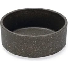 Esranın Dünyası Bambu Köpek Mama Su Kabı, Antrasit, 12 Cm, 300 ml Kapasite