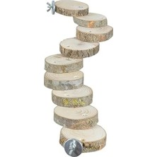 Esranın Dünyası Kuşlar Için 9 Basamaklı Tünek ve Oyun Parkuru