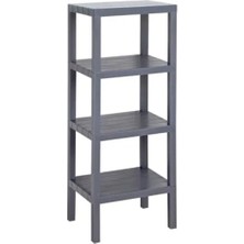 Esranın Dünyası 4 Katlı Yer Tasarruflu Köşe Rafı, Çok Amaçlı, 38X29X100 cm