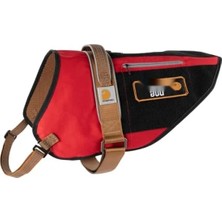 Esranın Dünyası Naylon Yırtılmaz Servis Köpek Yeleği, Kırmızı/kahverengi, Small