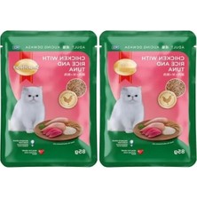 Esranın Dünyası Tavuk ve Pirinçle Ton Balıklı Pouch - 85 gr (2 Paket)