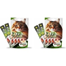Esranın Dünyası Sıvı Kedi Ödülü, Tavuk ve Ciğer Aromalı 5X15 gr 2'li Paket