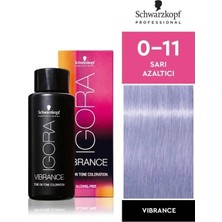 Schwarzkopf Igora Vibrance Cendre Concentrate - Saı Azaltıcı No: 0-11 60ML