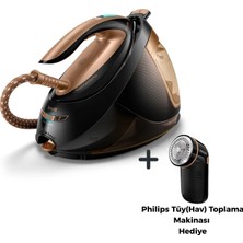 Philips Perfectcare Elite Plus Buhar Kazanlı Ütü Yakmaz Taban, 600 G'a Kadar Şok Buhar, Kireç Giderici, Sessiz Buhar Teknolojisi Philips Türkiye Garantili - Philips Tüy Toplama Hediyeli