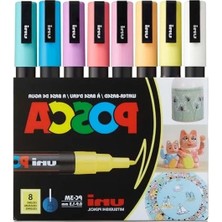 Esranın Dünyası Uni Poster Markörü  Set Pc-3m/8c Sc Soft Renk 8 Li