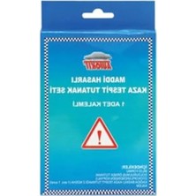 Esranın Dünyası Kaza Tespit Tutanak Seti, 2 Adet Beyaz Renkli, Pratik Kullanım