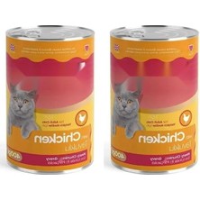 Esranın Dünyası Tavuklu Gravy Soslu Yetişkin Kedi Konservesi, 400 Gr, 2'li Paket