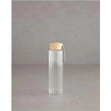 Esranın Dünyası Şeffaf Cam Şişe - 550 Ml, Modern Tasarım