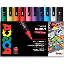 Esranın Dünyası Su Bazlı Kalıcı Marker Boya Kalem Seti, 10'lu