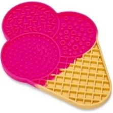 Esranın Dünyası Dondurma Şeklinde Yavru Köpek Yaş Mama Yeme Oyuncağı, Silikon, 21X15 cm