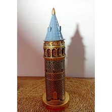Hediye Seviyorum Galata Kulesi Biblo Altın Orta 29CM