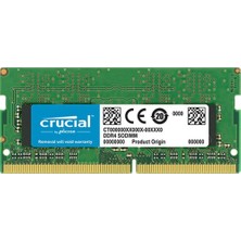 Crucial 16GB 2666MHz DDR4 Notebook Ram (CT16G4SFD8266) Fiyatı