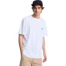 Quiksilver  Ev Fade Spectru Beyaz Erkek Tshirt