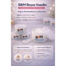 Bezos B&amp;m Beyaz Vazelin Nemlendirici Cilt Bakım Kremi Çok Amaçlı Yoğun Nemlendirici 2 Adet