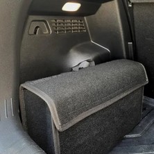 Esranın Dünyası Kalın Keçeden Yapılmış Kapaklı Oto Bagaj Organizer ile Düzenleme