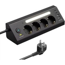 Esranın Dünyası Akım Korumalı Çoklu Priz, 4 Priz ve 2 USB Girişi ile