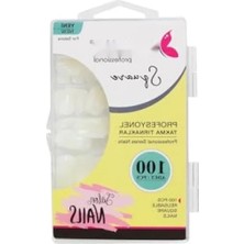 Esranın Dünyası 100'LÜ Kutulu Kare Takma Tırnak - Model 167