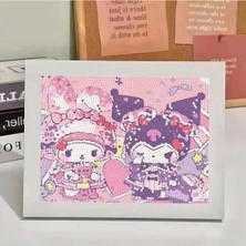 Esranın Dünyası Elmas Boyama Mozaik Fotoğraf Çerçevesi - 17.98 cm