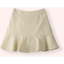 Panço Kız Çocuk Tüvit Yeşil Etek