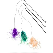 Esranın Dünyası Kedi Oltası Tüy Topağı Uç, 70 cm Uzunluk