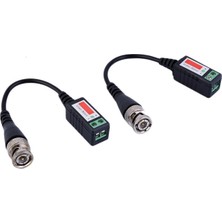 kzy mobilyal Powermaster  PM-3895 Max 600 Metre HD-TVI/CVI/AHD/CVBS Video Balun Özellikli Bağlantı