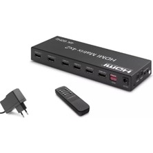 Hadron Hdx1334 Hdmi Switch & Splitter 4-In 2-Out Matrix Siyah 4K HDMI Girişi: 4 HDMI Çıkışı: 2