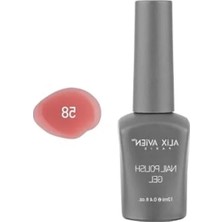 Esranın Dünyası Alıx Avıen Pembe Kalıcı Oje 58-Yoğun Renk Veren Jel Oje 12 Ml-Nail Uv Gel Polish 58